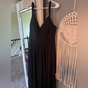 NWOT Azazie Chanel Black Bridesmaid Dress